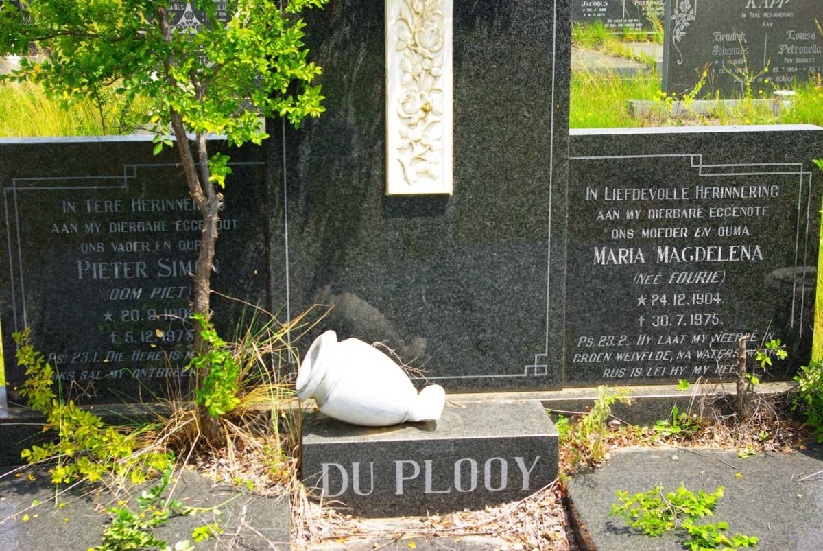PLOOY Pieter Simon, du 1902-1975 &amp; Maria Magdelena FOURIE 1904-1975