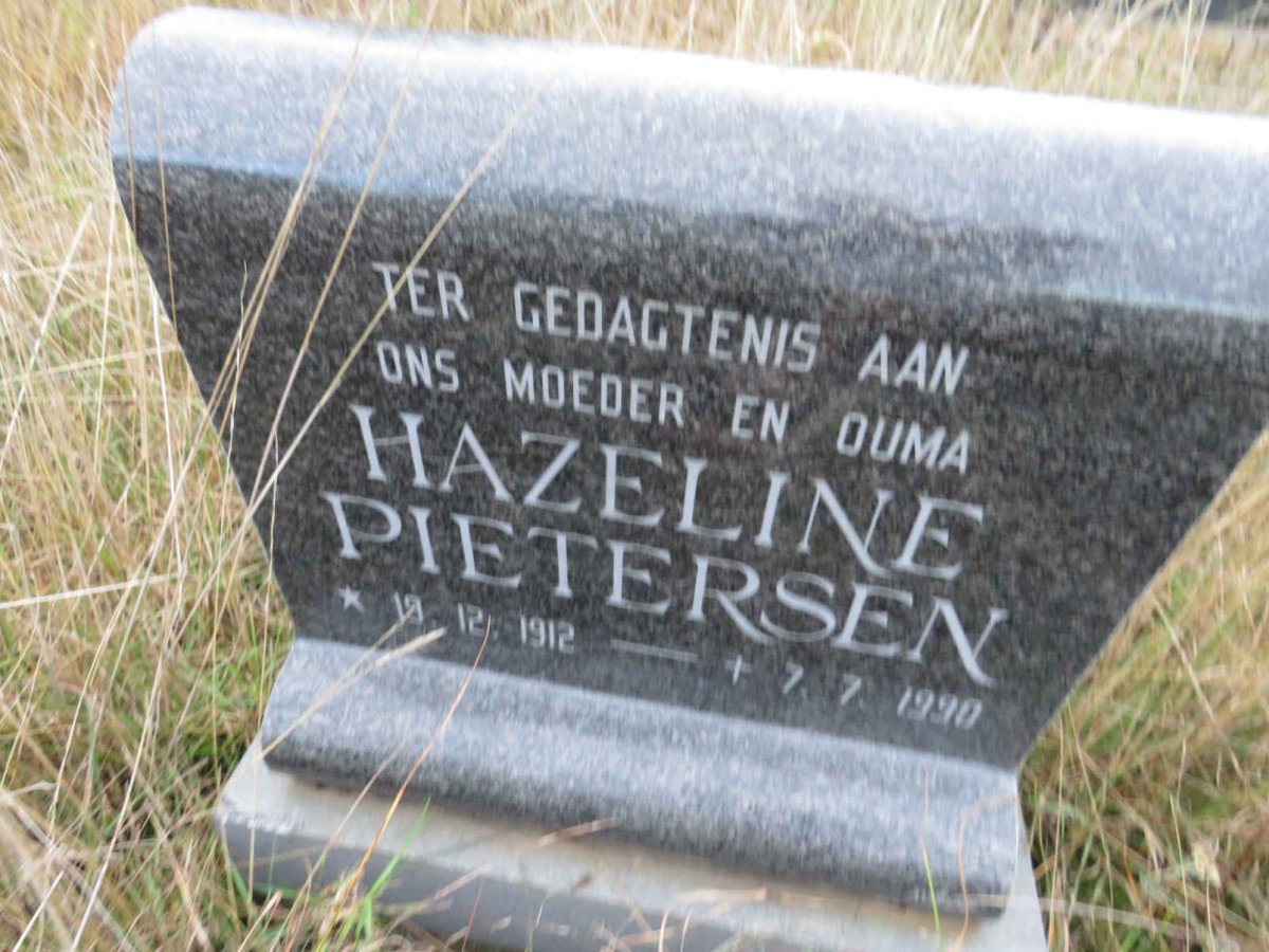 PIETERSEN Hazeline 1912-1990