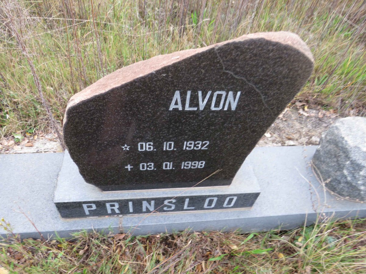 PRINSLOO Alvon 1932-1998 