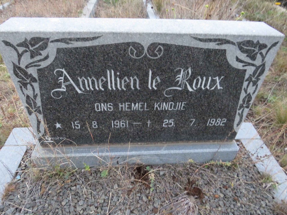 ROUX Annellien, le 1961-1982