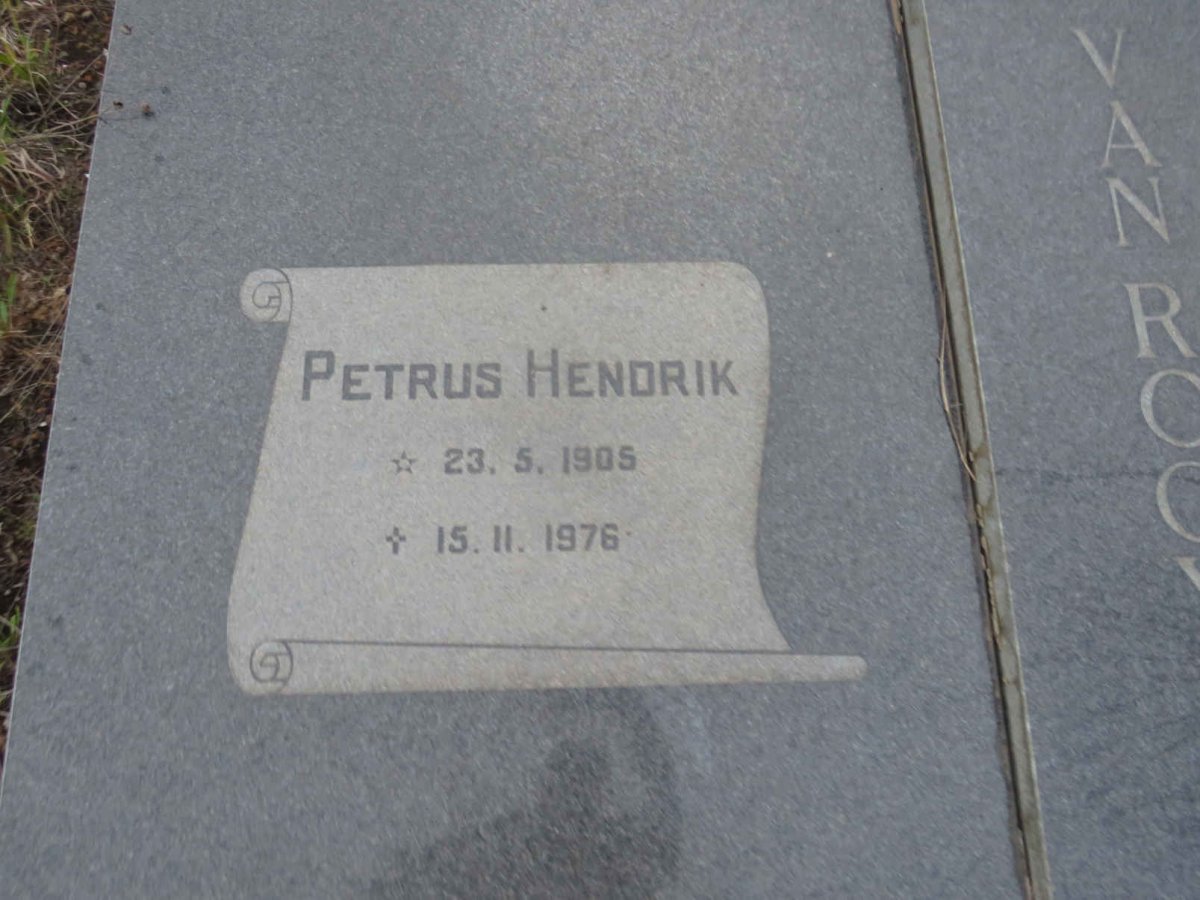 ROOYEN Petrus Hendrik, van 1905-1976 & Henriette Fredrique 1911-  _3
