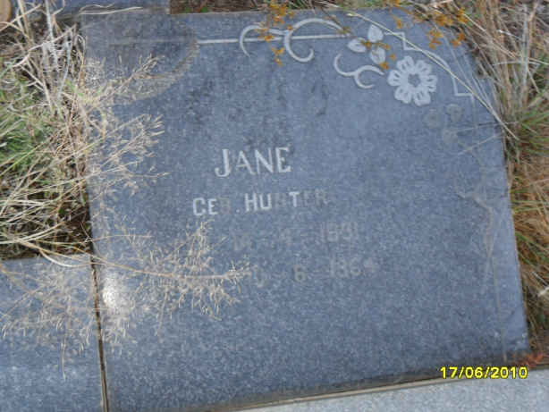 ROOYEN Jane, van nee HURTER 1931-1964