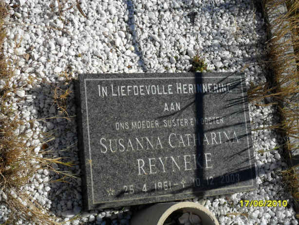 REYNEKE Susanna Catharina 1951-2003