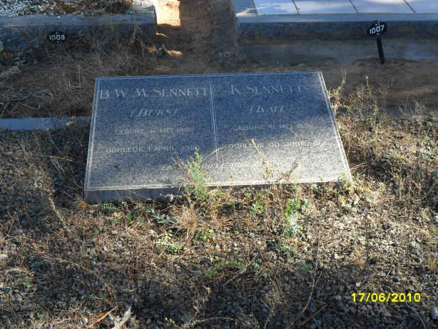 SENNETT B.W.M. &amp; K.