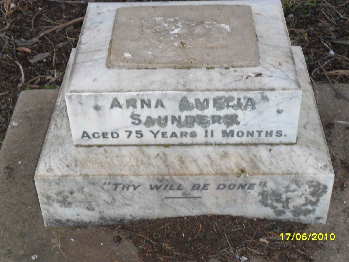SAUNDERS Anna Amelia