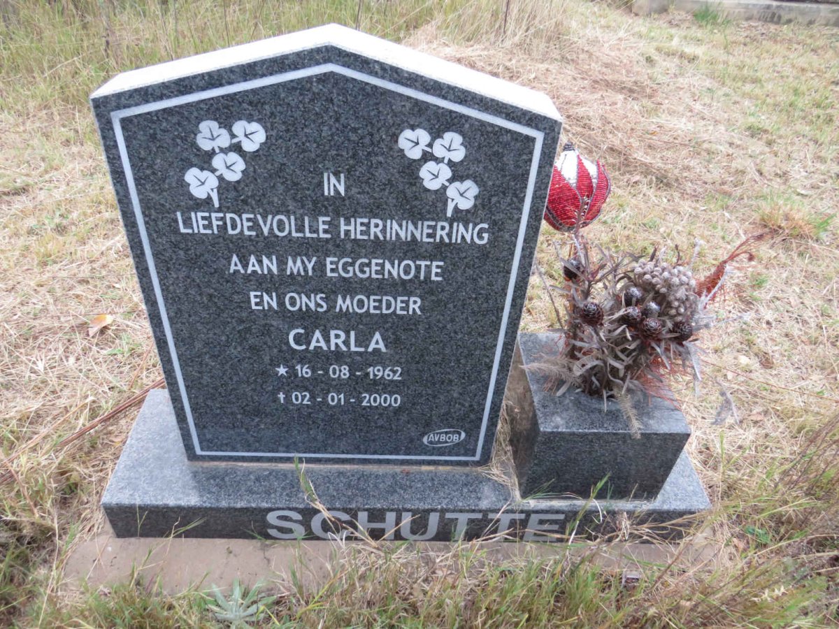 SCHUTTE Carla 1962-2000