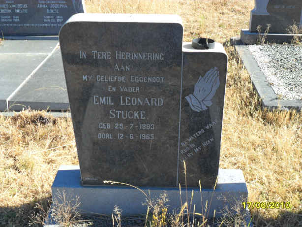 STUCKE Emil Leonard 1883-1965