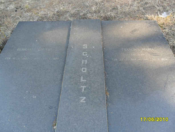 SCHOLTZ Hermanus 1902-1970 &amp; Francis Maria 1908-1974