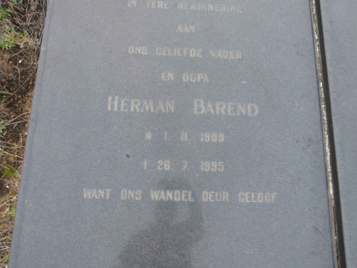 SMALBERGER Herman Barend 1909-1995 & Dinah Johanna DU TOIT 1904-1975 _2