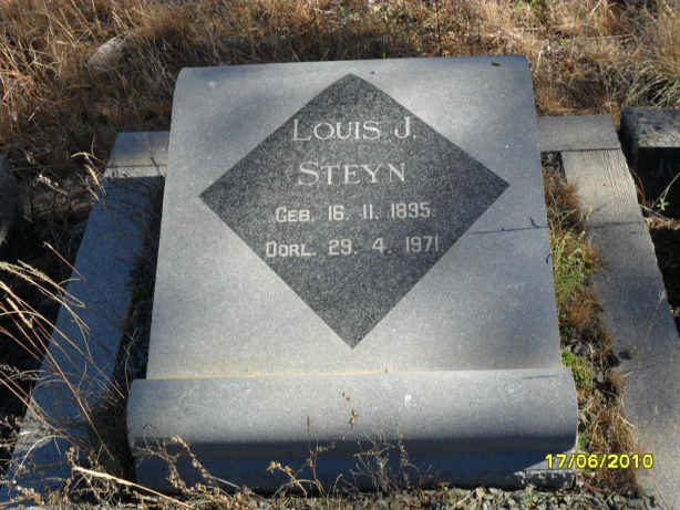STEYN Louis J. 1895-1971