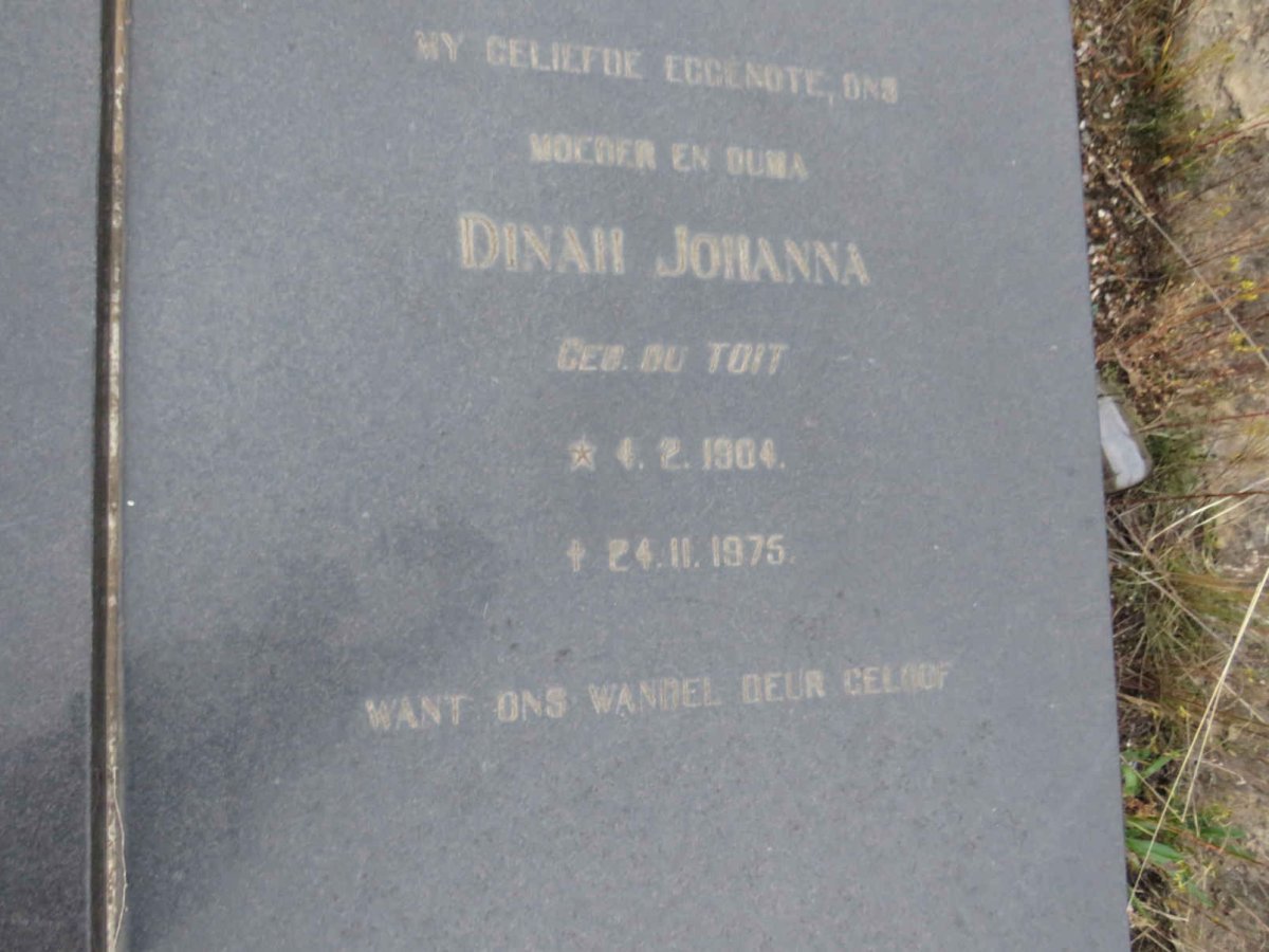 SMALBERGER Herman Barend 1909-1995 & Dinah Johanna DU TOIT 1904-1975 _3