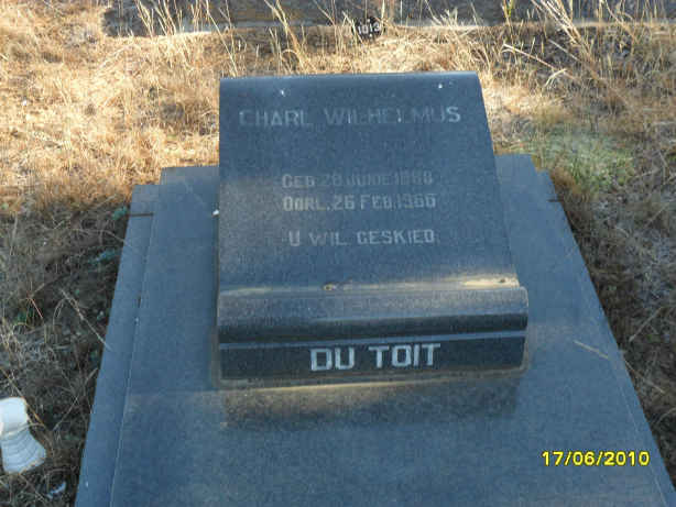 TOIT Charl Wilhelmus, du 1888-1966