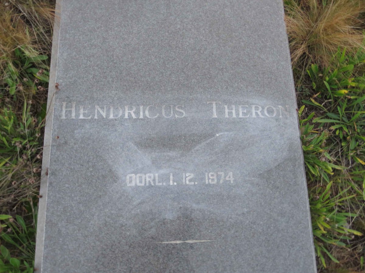 THERON Hendricus -1974