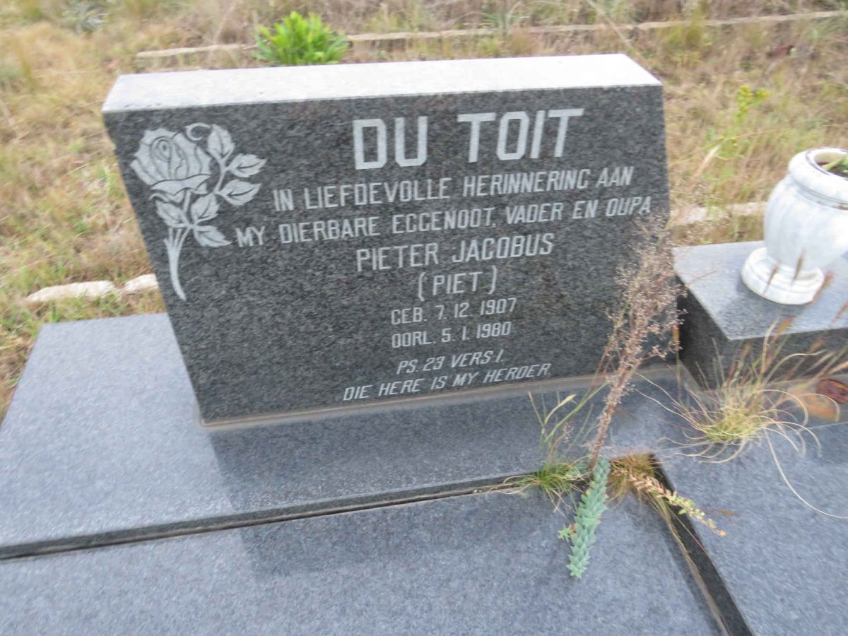 TOIT Pieter Jacobus, du 1907-1980