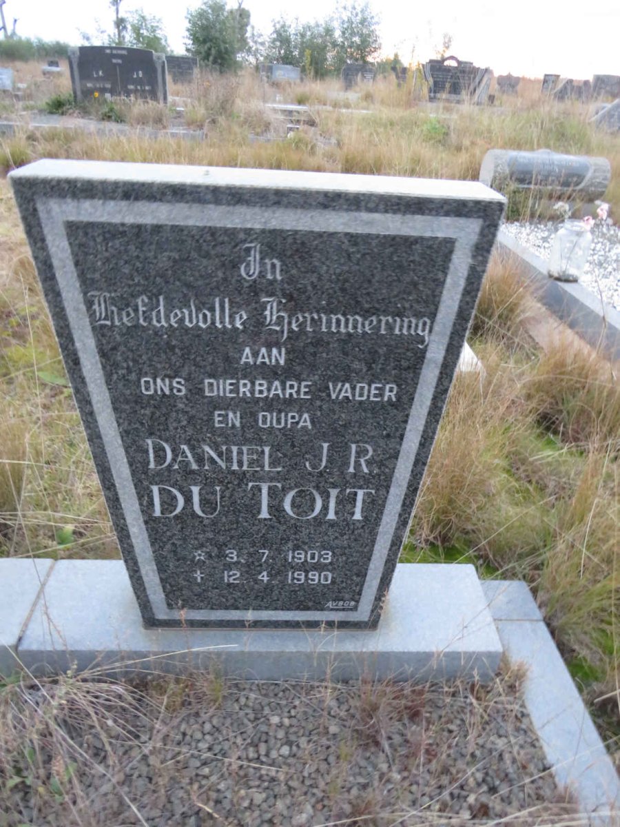 TOIT Daniel J.R., du 1903-1990