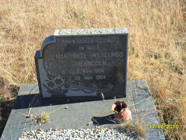 THEUNISSEN Marthinus Wilhelmus 1886-1964