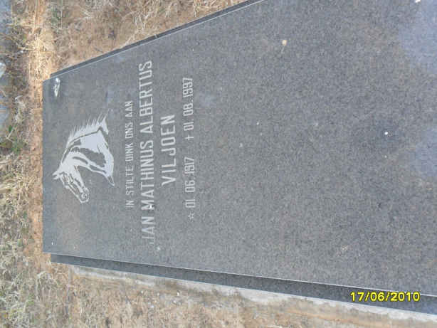VILJOEN Mathinus Albertus 1917-1997