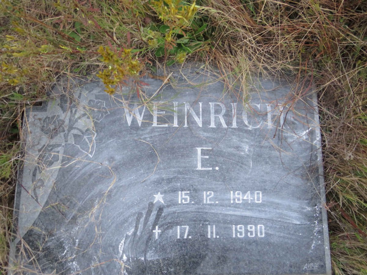 WEINRICH E. 1940-1990