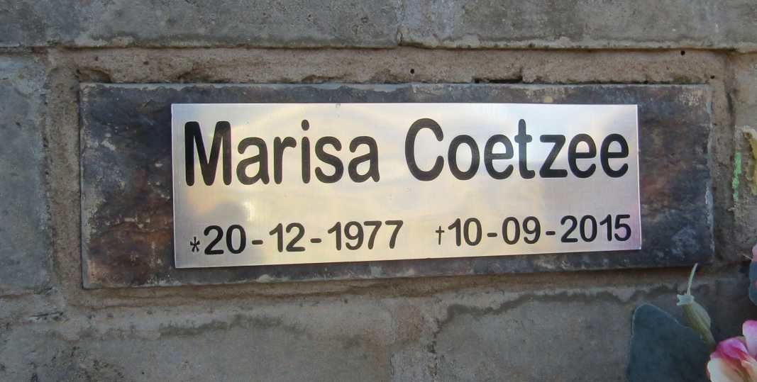 COETZEE Marisa 1977-2015
