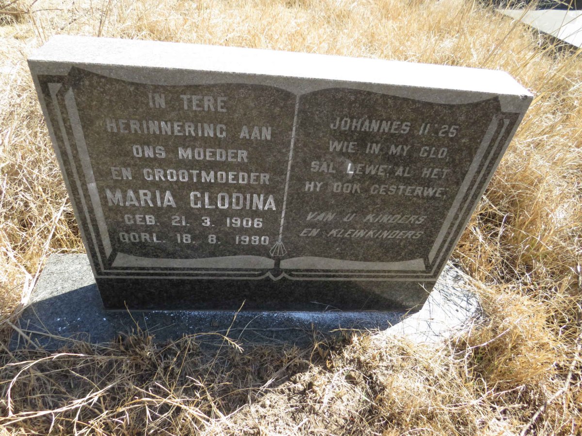 ? Maria Glodina 1906-1990