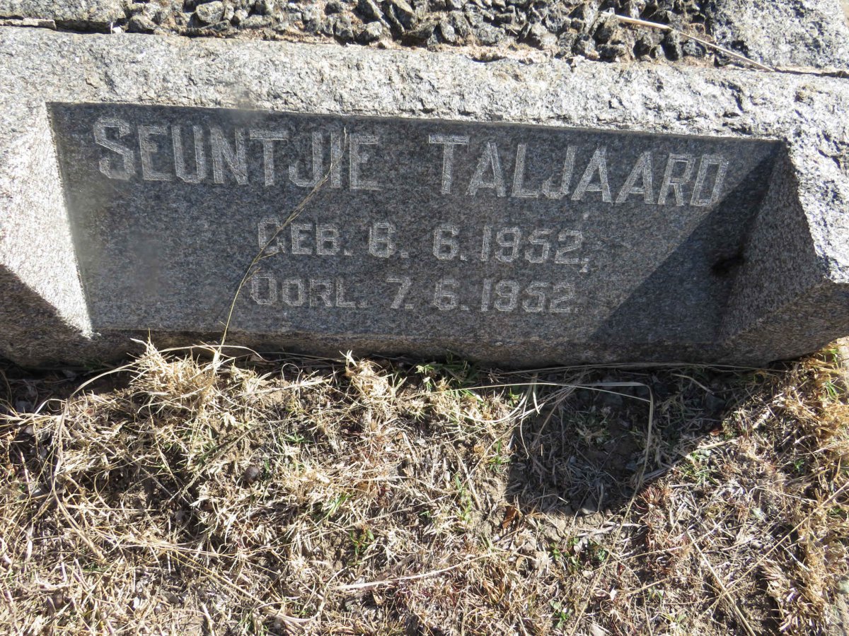 TALJAARD 1952-1952