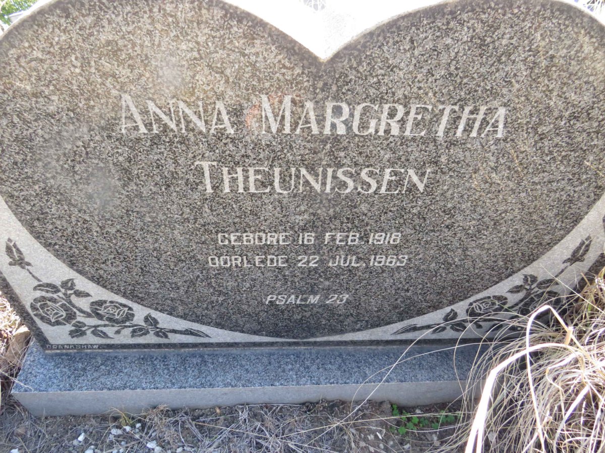 THEUNISSEN Anna Margretha 1918-1963