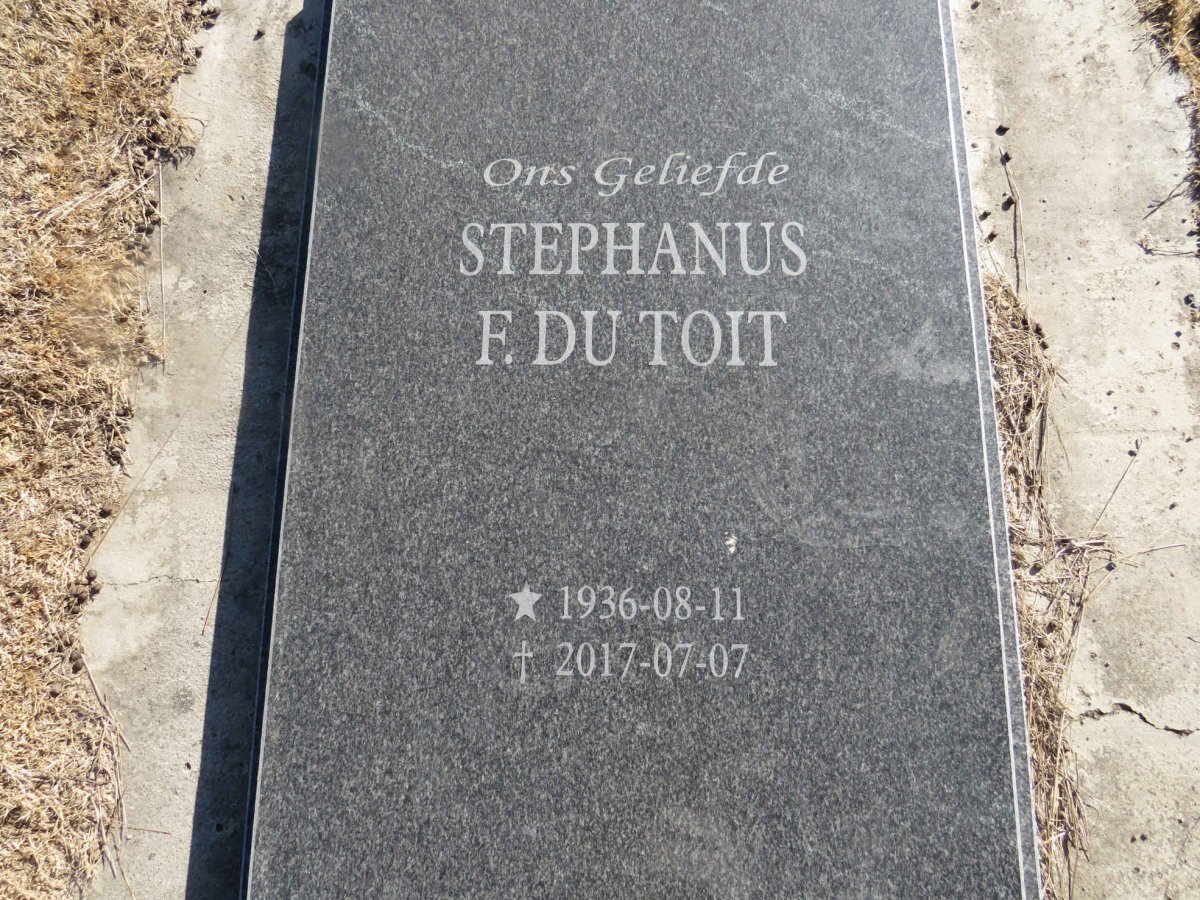 TOIT Stephanus F., du 1936-2017