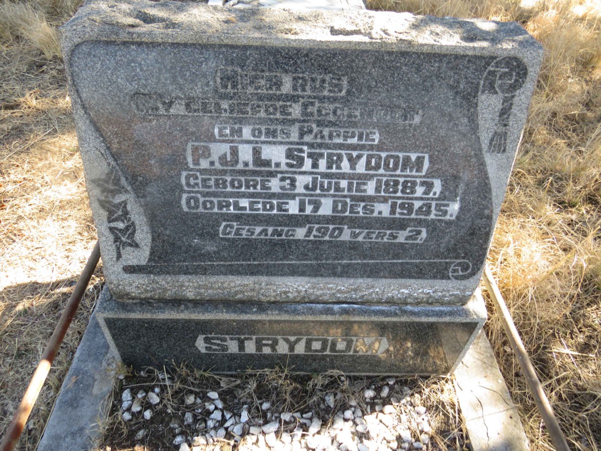 STRYDOM P.J.L. 1887-1945
