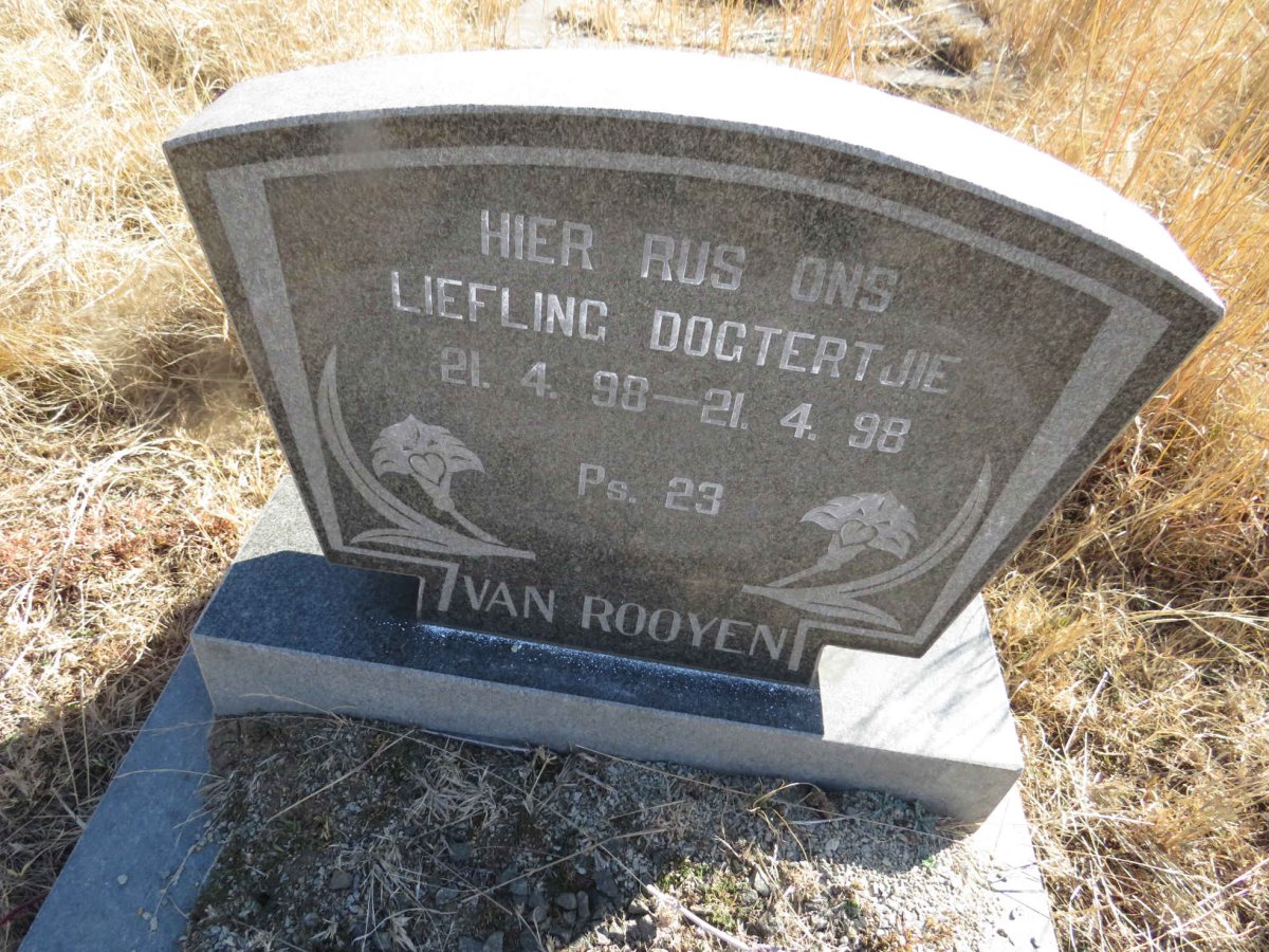 ROOYEN, van 1998-1998