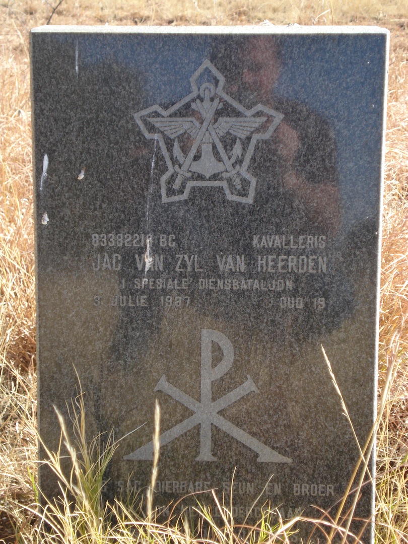 HEERDEN Jac Van Zyl, van -1987