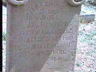 RENSBURG Johannes, van 1861-1930