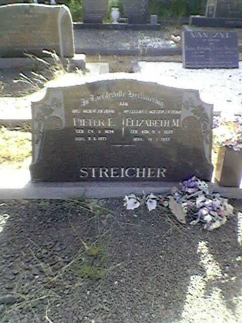 STREICHER Pieter E. &amp; Elizabeth M.
