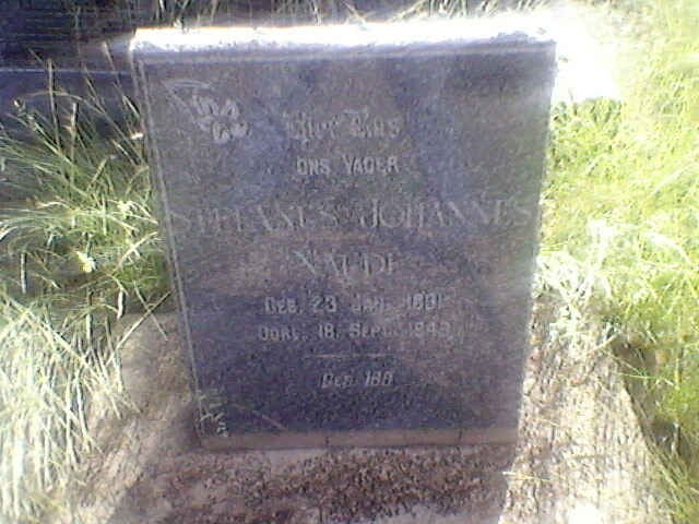 NAUDE Stefanus Johannes 1891-194?