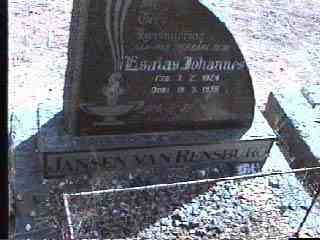 RENSBURG Esaias Johannes, Jansen van 1924-1958