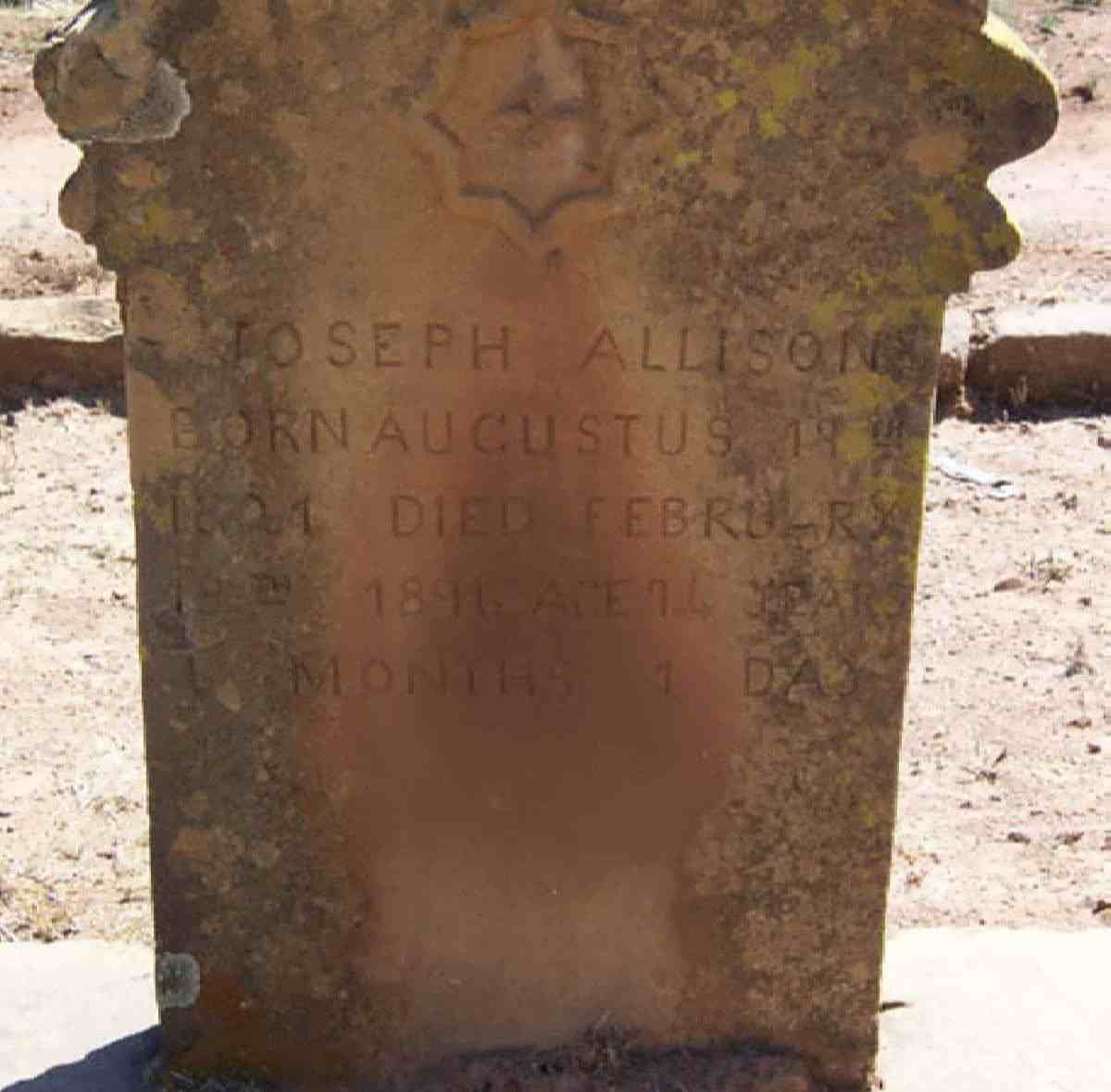 ALLISON Joseph 1821-1891