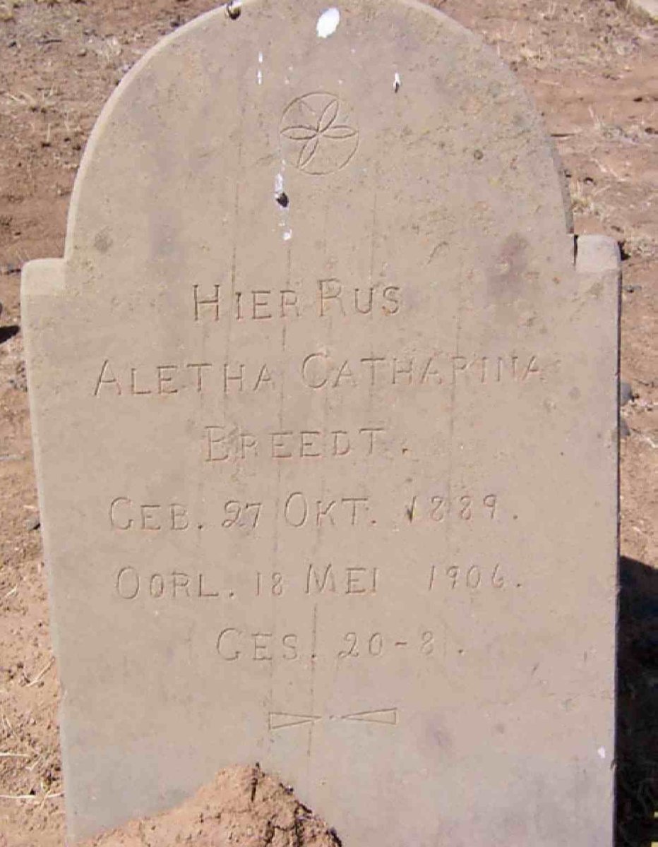 BREEDT Aletha Catharina 1889-1906