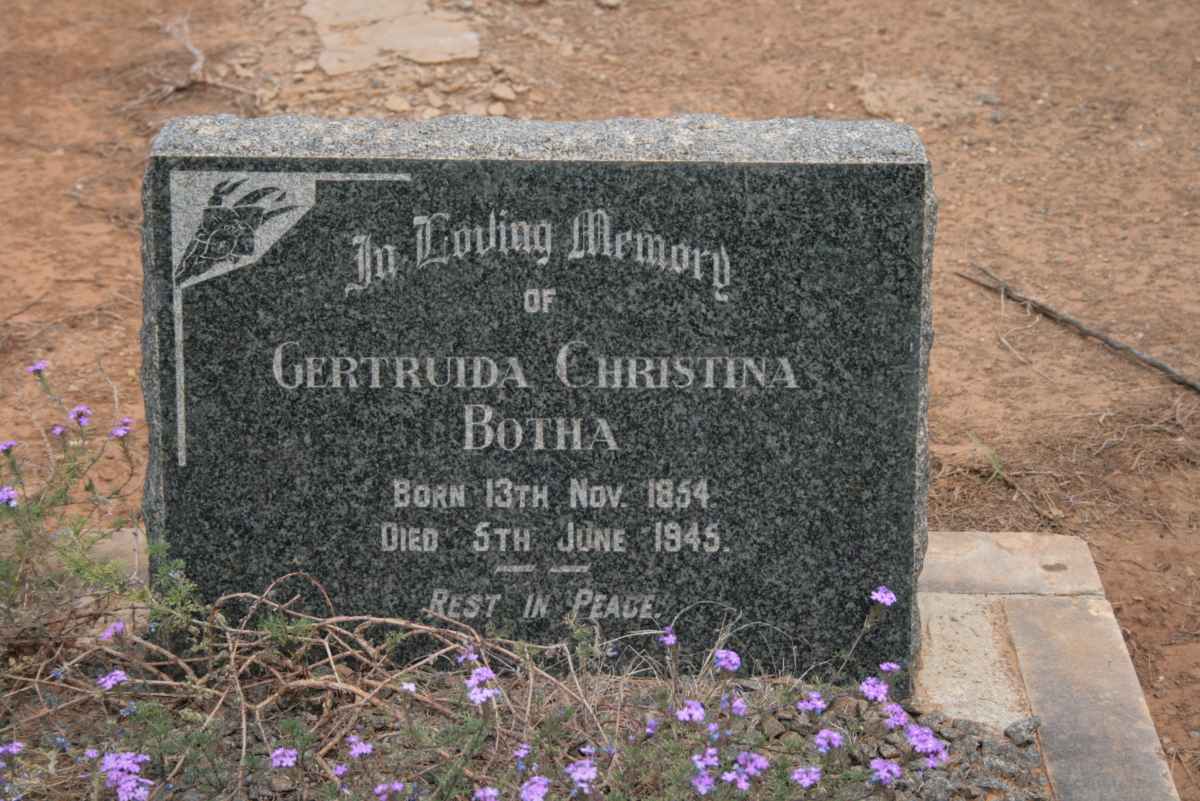 BOTHA Gertruida Christina 1854-1945