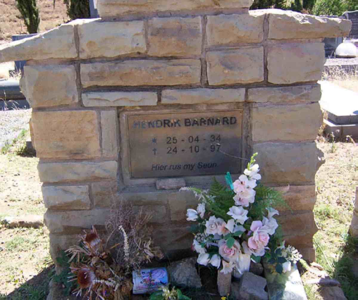 BARNARD Hendrik 1934-1997
