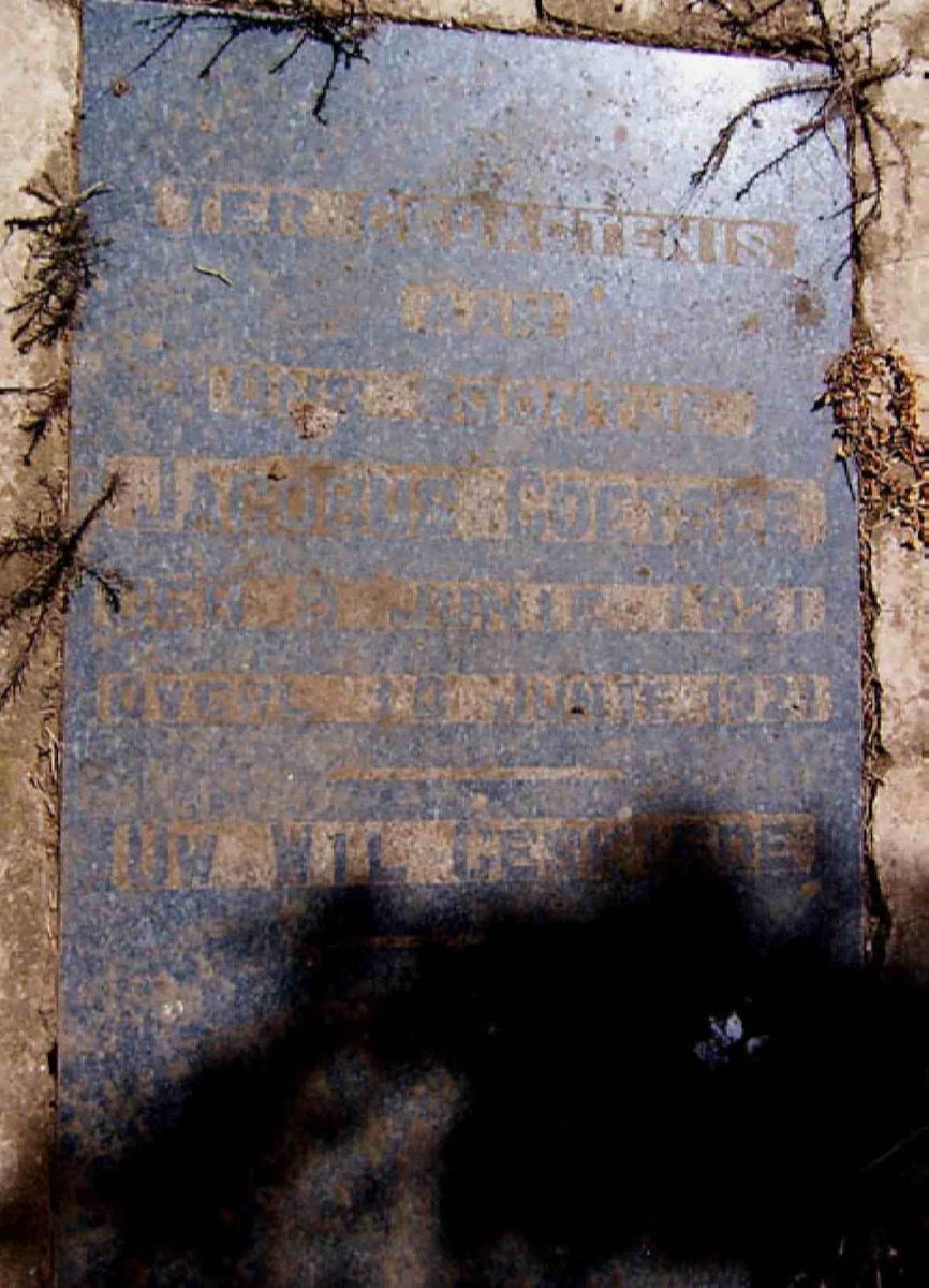 COETZEE Jacobus 1821-1921