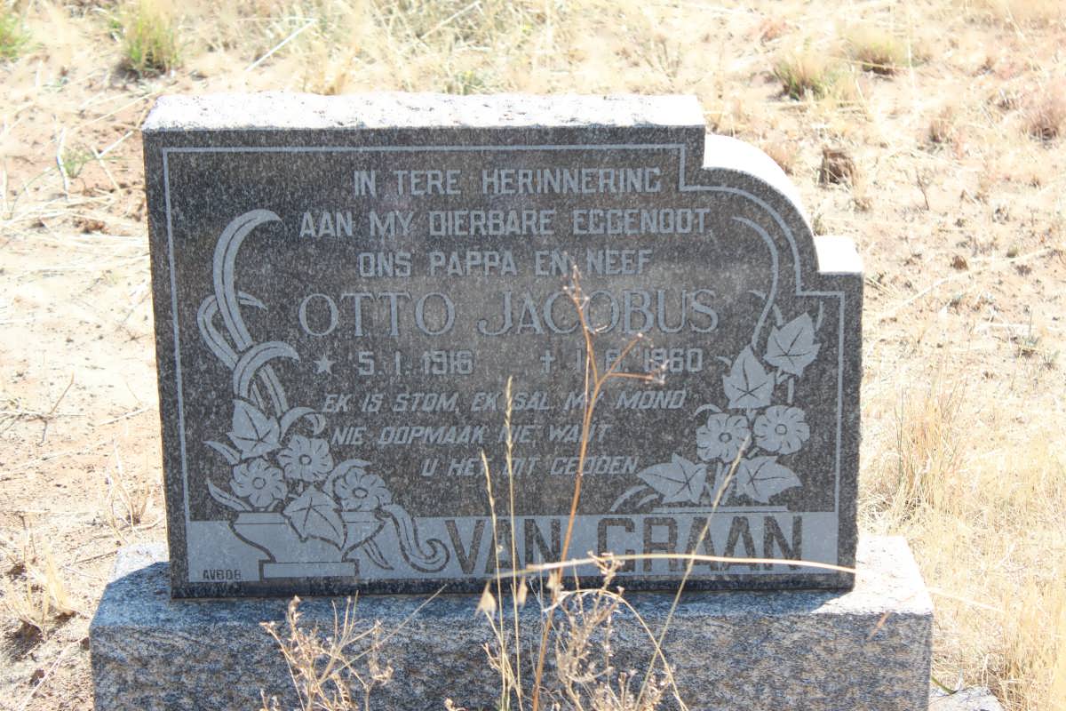 GRAAN Otto Jacobus, van 1916-1960