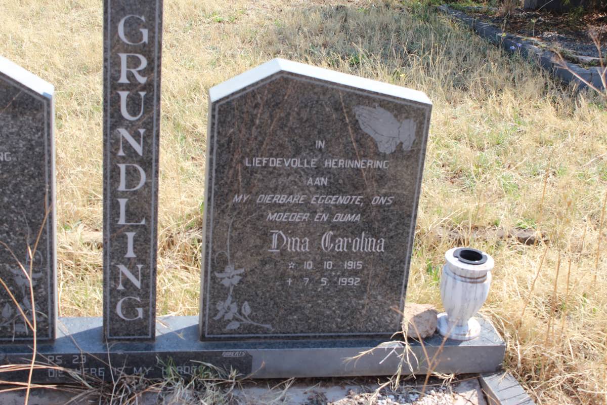 GRUNDLING Dina Carolina 1915-1992