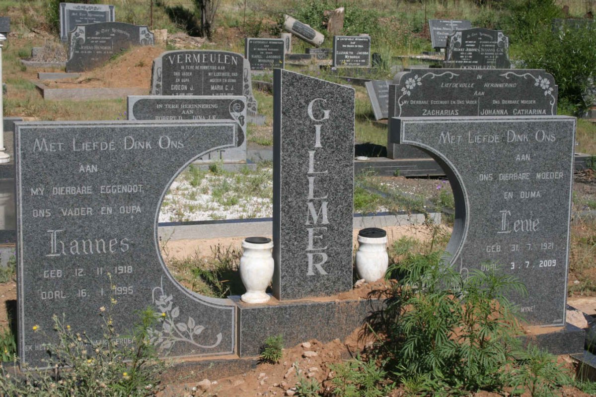 GILLMER Hannes 1918-1995 &amp; Lenie 1921-2009