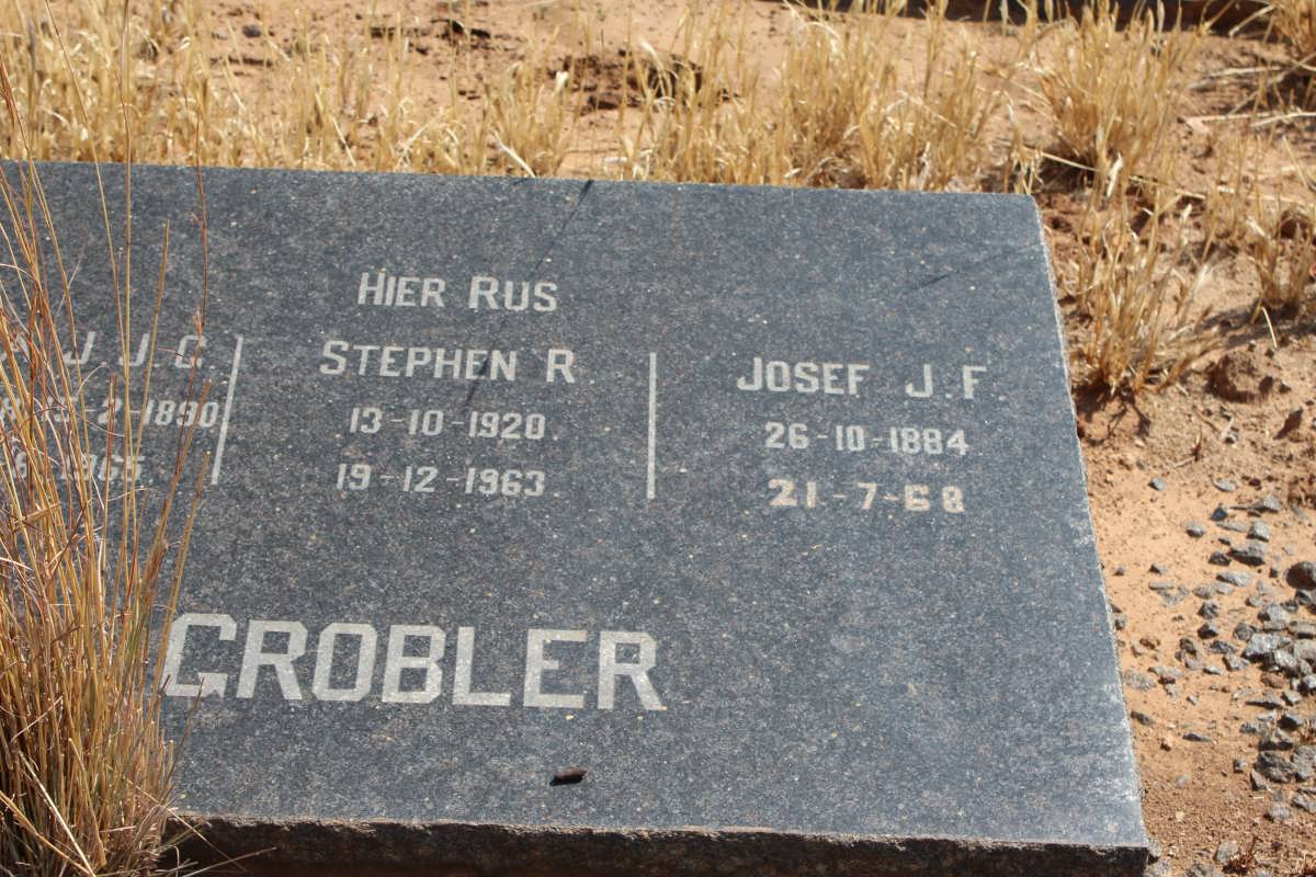 GROBLER A.J.J.C. 1890-1965 :: GROBLER Stephen R. 1920-1963 :: GROBLER Josef J.F. 1884-1968