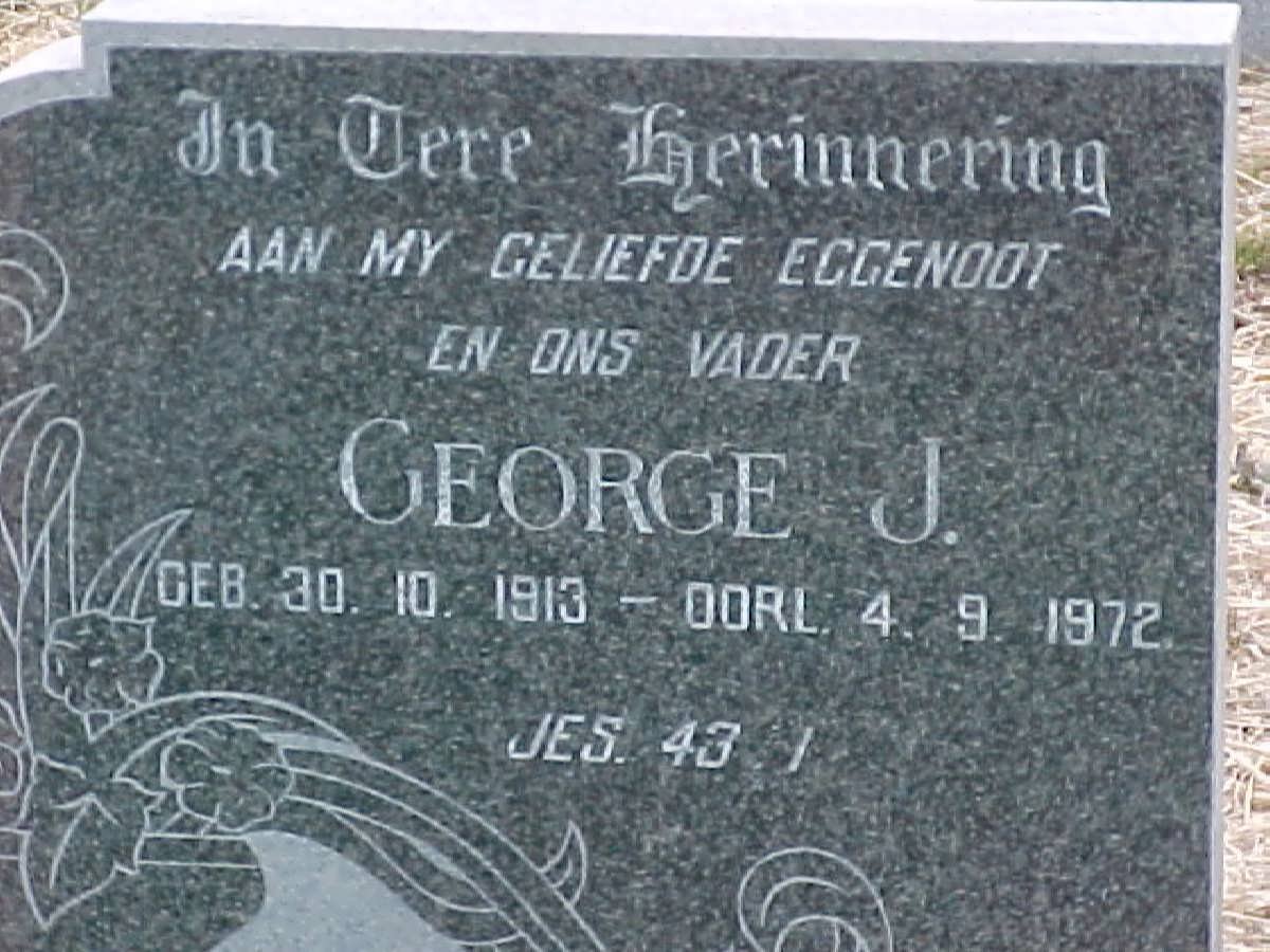 GERINGER George J. 1913-1972