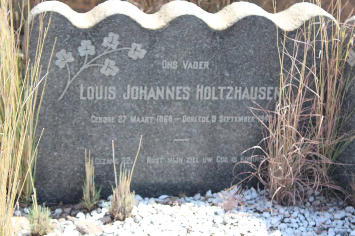 HOLTZHAUZEN Louis Johannes 1868-194?