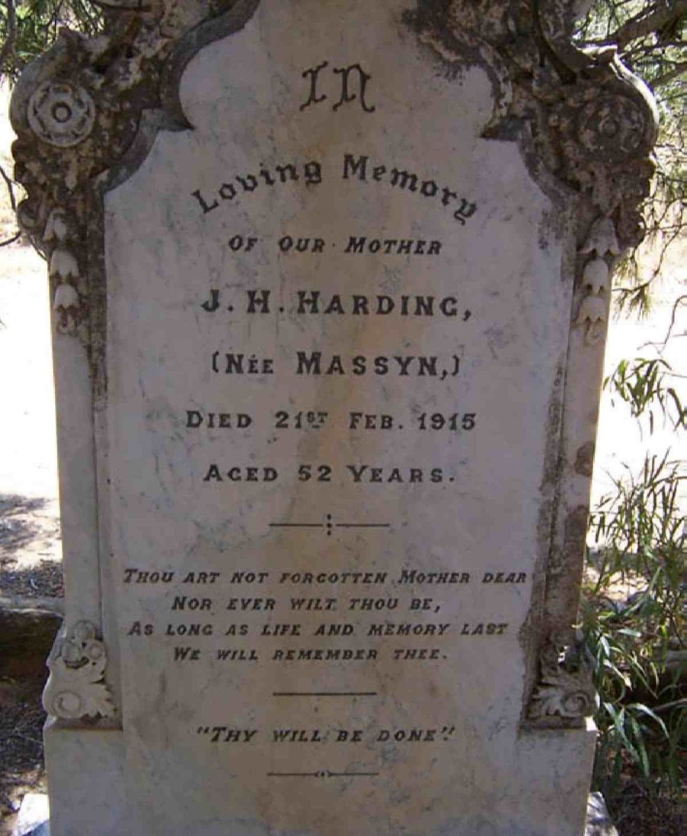 HARDING J.H. nee MASSYN -1915