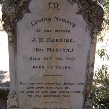 HARDING J.H. nee MASSYN -1915