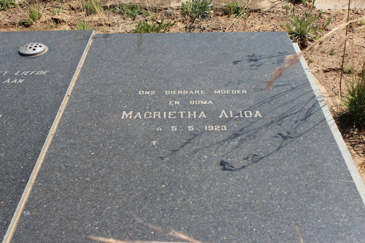 HOFFMAN Josias Mathiem 1920-1980 &amp; Magrietha Alida 1923-
