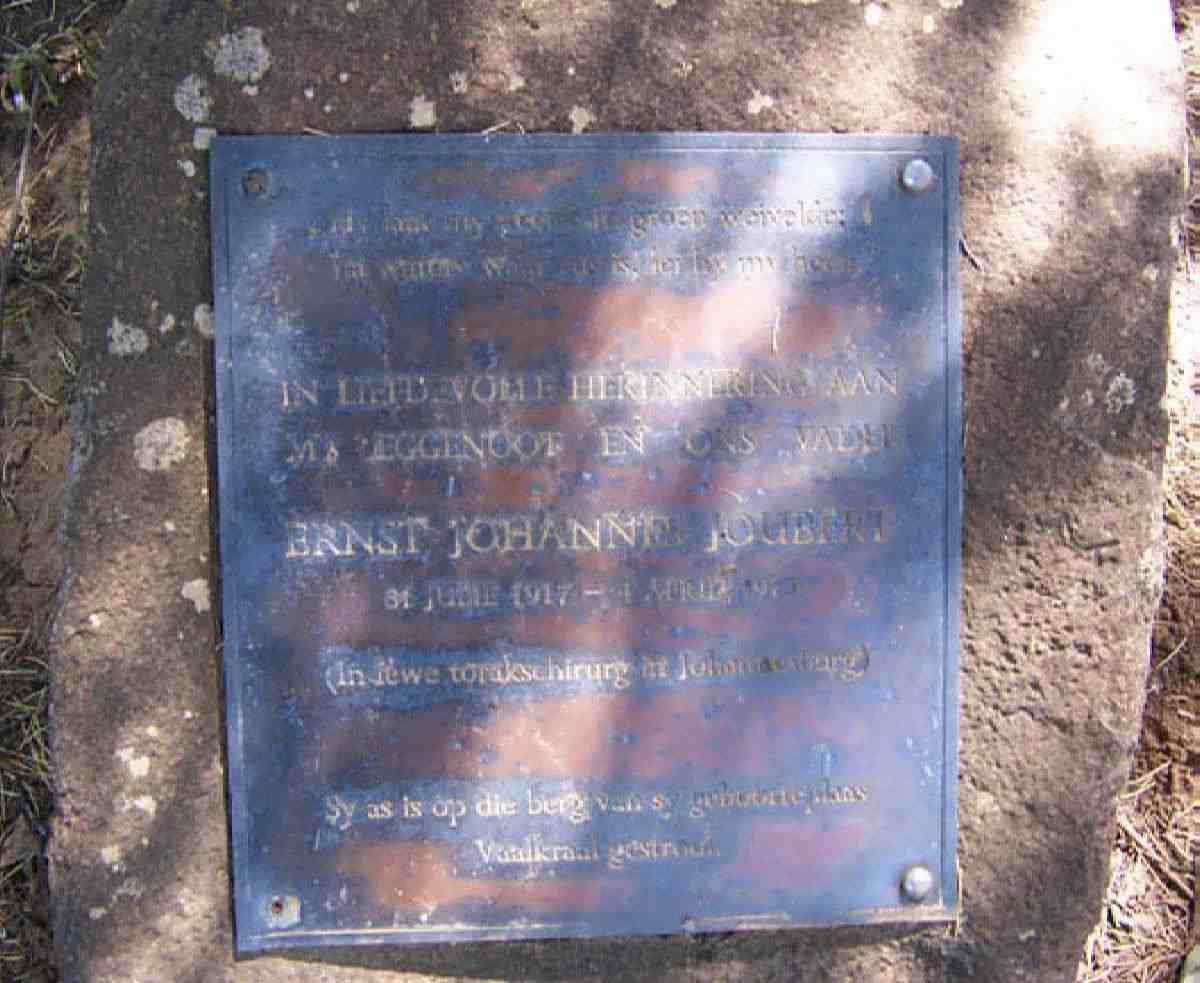 JOUBERT Ernst Johannes 1917-