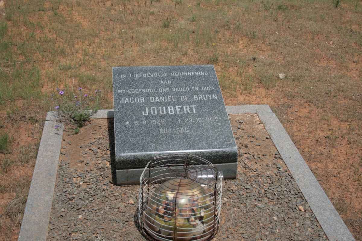 JOUBERT Jacob Daniel De Bruyn 1925-1979